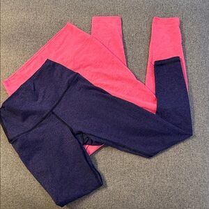 Fleo Hot Pink and Deep purple  Legging bundle